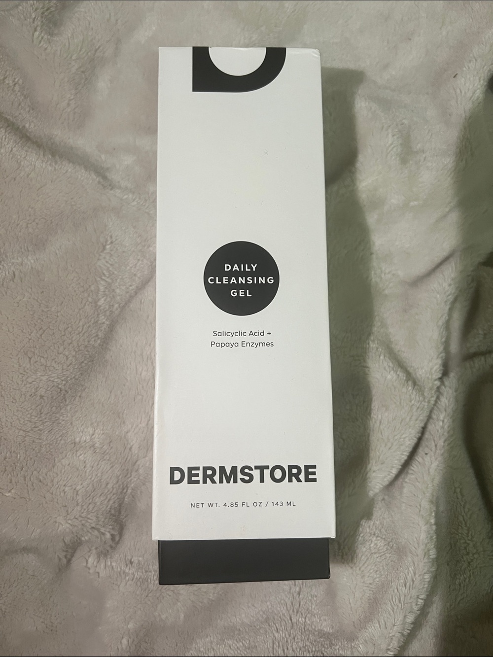 Dermstore Daily Cleansing Gel - White & Black Packaging